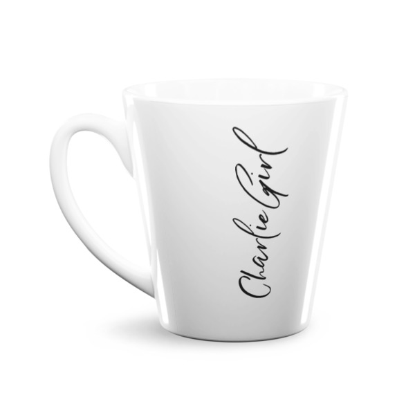 Custom Design - 12 Oz Latte Mug - Front