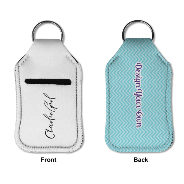 Custom Design - Sanitizer Holder Keychain - Small APPROVAL (Flat)