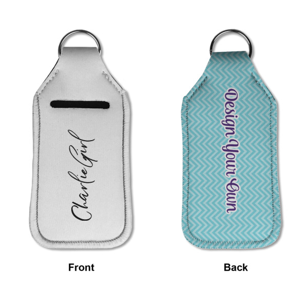 Custom Design - Sanitizer Holder Keychain - Large APPROVAL (Flat)