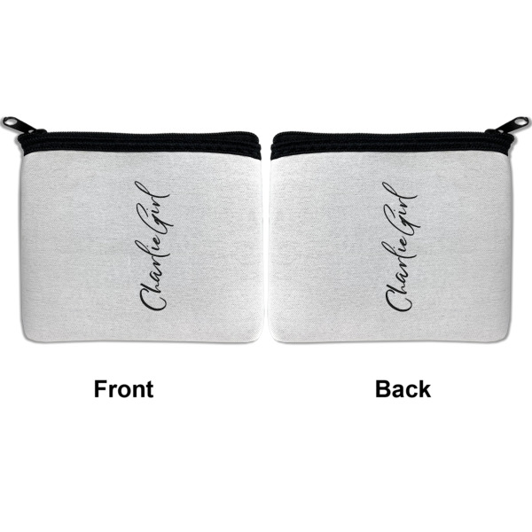 Custom Design - Neoprene Coin Purse - Front & Back (APPROVAL)