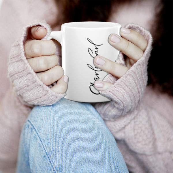 Custom Design - 11oz Coffee Mug - LIFESTYLE