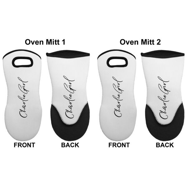 Custom Design - Neoprene Oven Mitt - Set of 2 - Approval