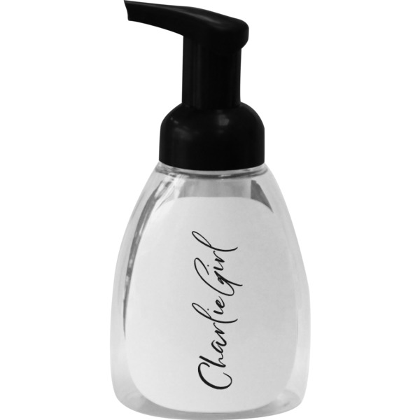 Custom Design - Foam Soap Bottle - Black - Front