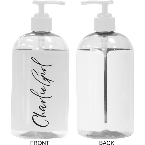 Custom Design - 16 oz Plastic Liquid Dispenser - Approval - White