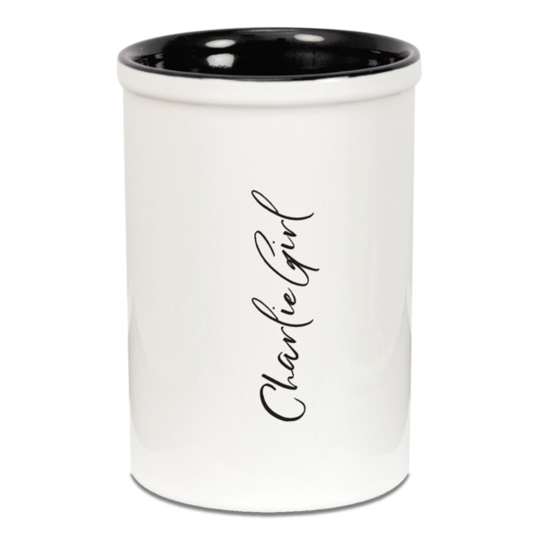 Custom Design - Pencil Holder - Black