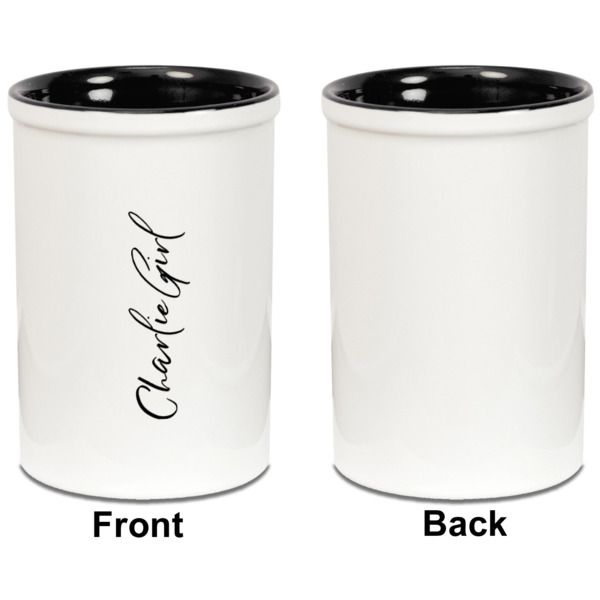 Custom Design - Pencil Holder - Black - approval