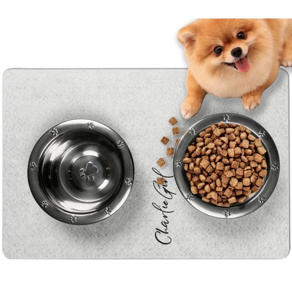Custom Design Your Own Dog Food Mat - Small