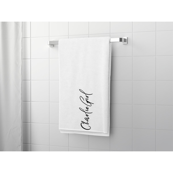Custom Design - Bath Towel - Lifestyle