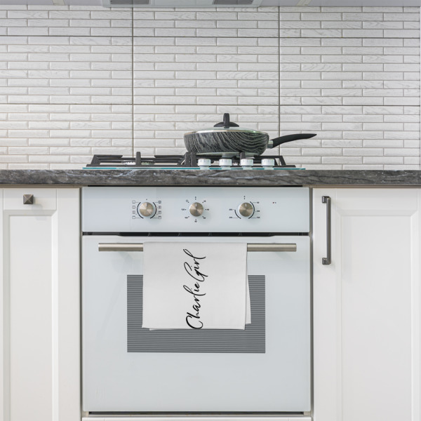 Custom Design - Kitchen Towel - Poly Cotton - Lifestyle