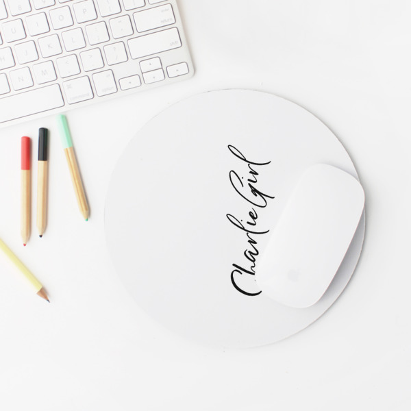 Custom Design - Round Mousepad - LIFESTYLE 2