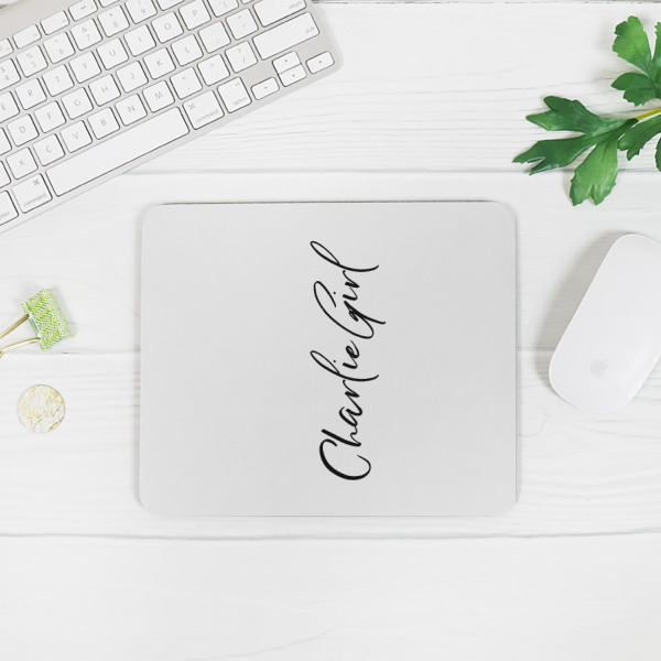 Custom Design - Rectangular Mouse Pad - LIFESTYLE 2