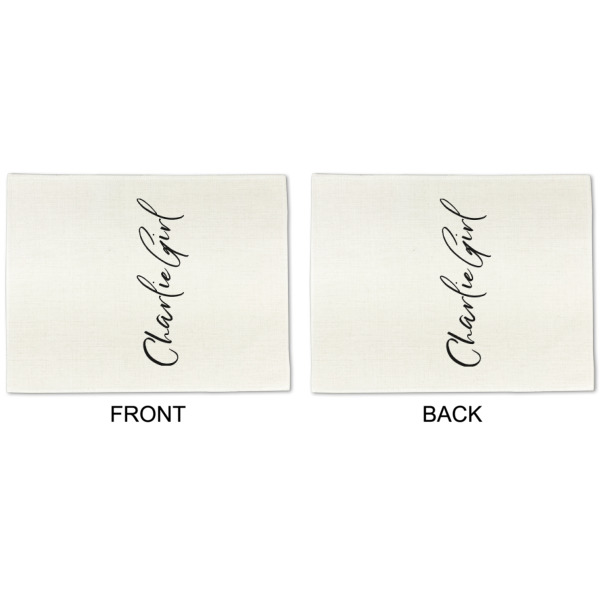 Custom Design - Linen Placemat - APPROVAL (double sided)