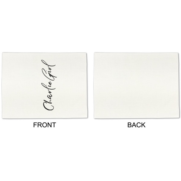 Custom Design - Linen Placemat - APPROVAL Single (single sided)