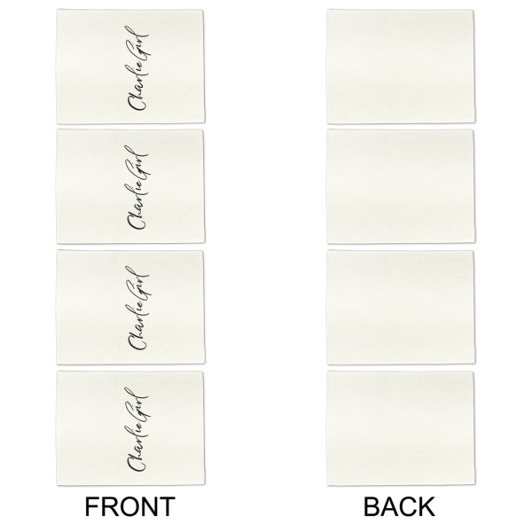 Custom Design - Linen Placemat - APPROVAL Set of 4 (single sided)