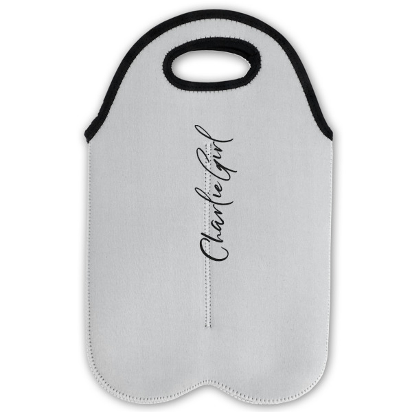 Custom Design - Double Wine Tote - Flat