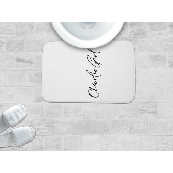 Custom Design - Memory Foam Bath Mat - LIFESTYLE 24x17