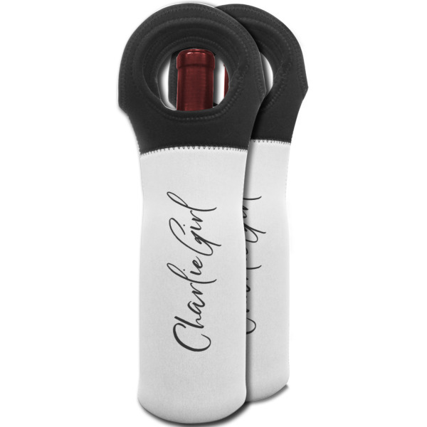 Custom Design - Wine Tote Bag - Two Bags