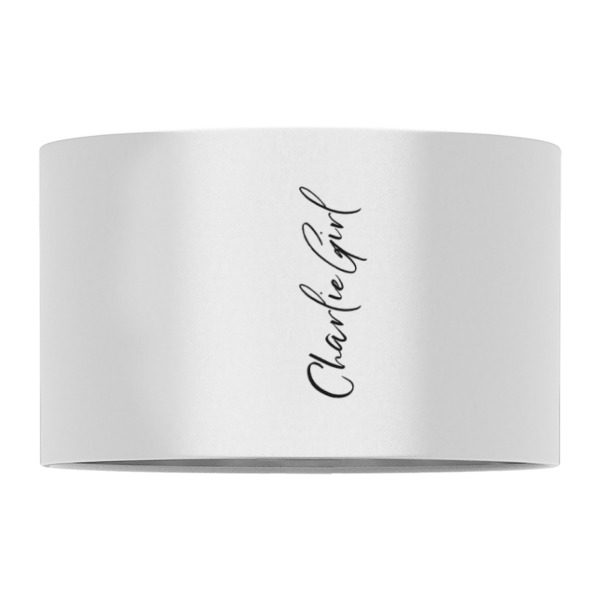 Custom Design - 12" Drum Lampshade - FRONT (Fabric)