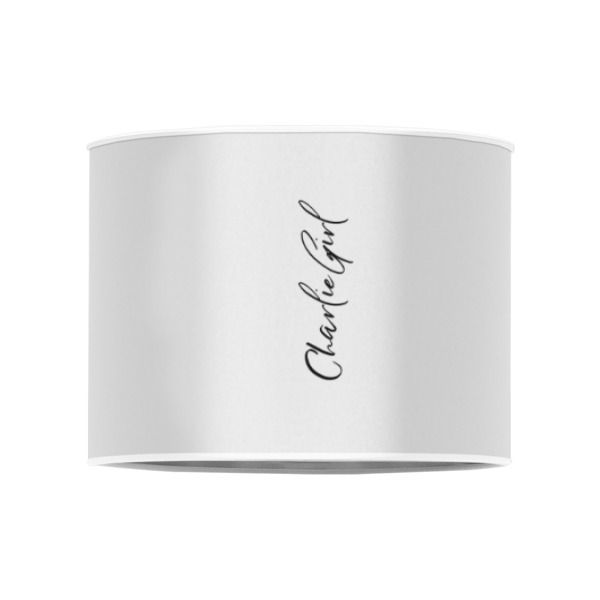 Custom Design - 8" Drum Lampshade - FRONT (Poly Film)