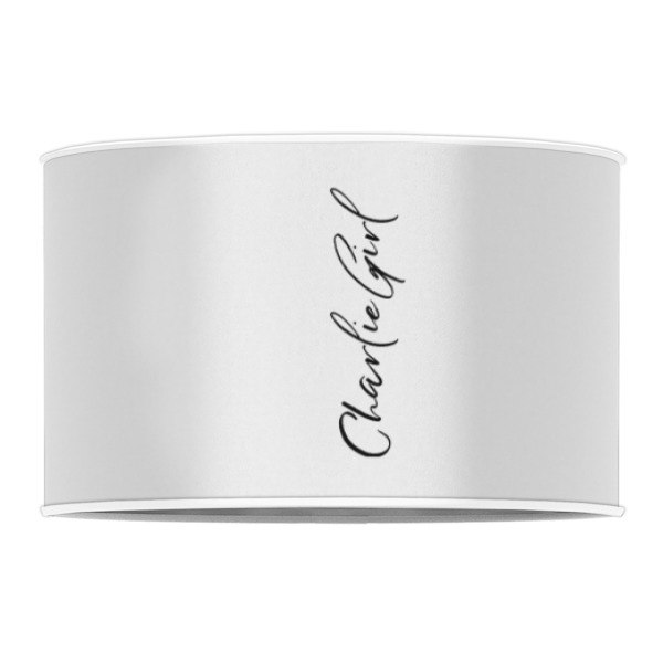 Custom Design - 12" Drum Lampshade - FRONT (Poly Film)