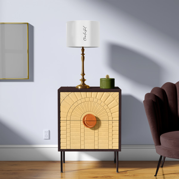 Custom Design - 8" Drum Lampshade - LIFESTYLE