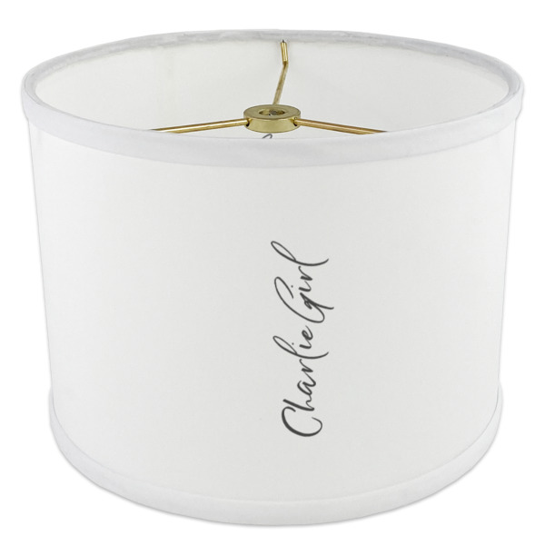 Custom Design - 8" Drum Lampshade - ANGLE Poly-Film