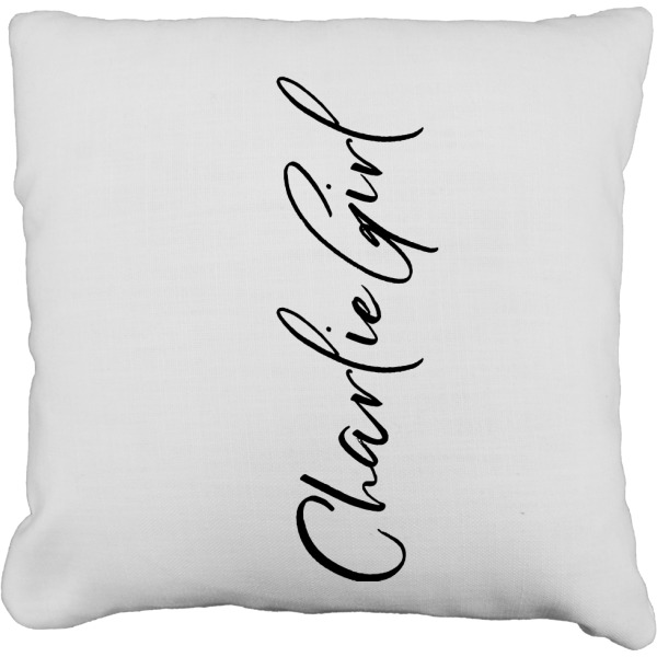 Custom Design Your Own Faux-Linen Throw Pillow 16"