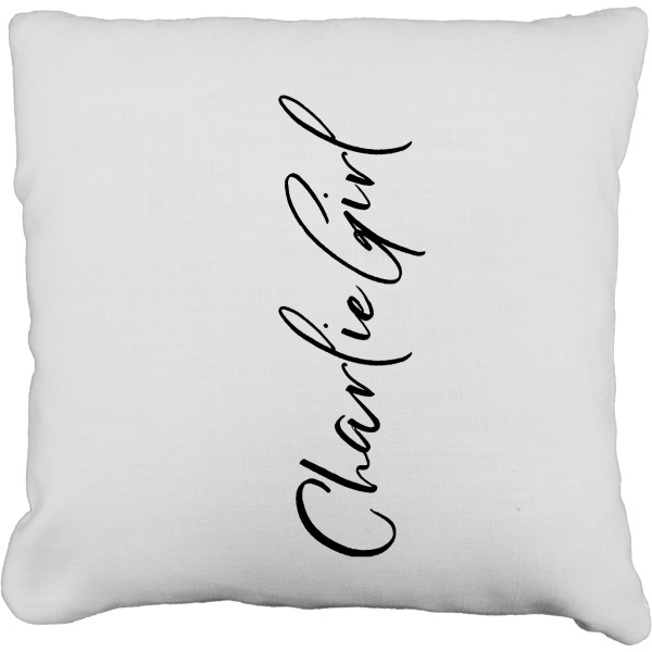 Custom Design Your Own Faux-Linen Throw Pillow 20"
