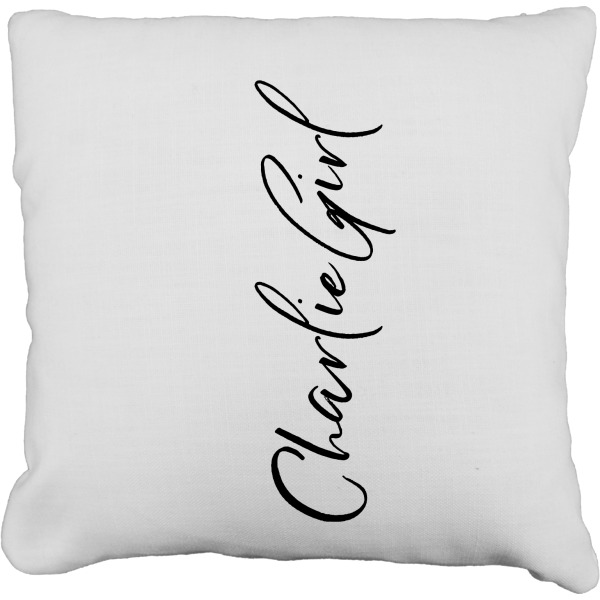Custom Design Your Own Faux-Linen Throw Pillow 26"