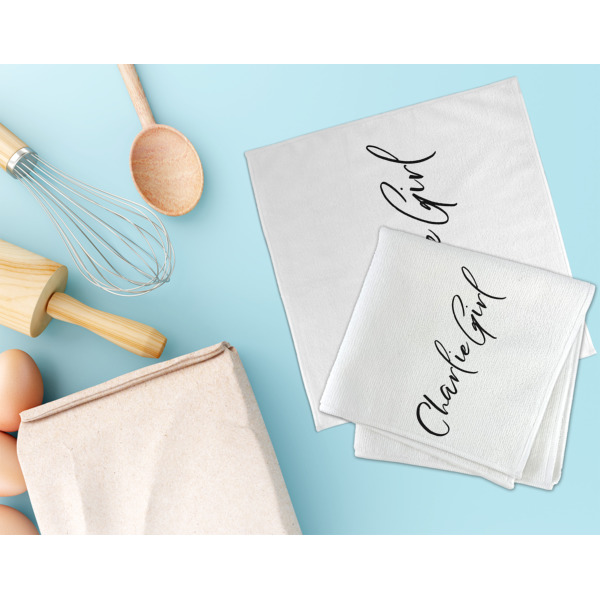 Custom Design - Microfiber Dish Rag - LIFESTYLE