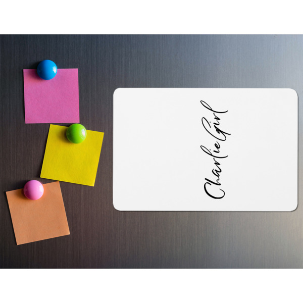 Custom Design - Rectangular Fridge Magnet - LIFESTYLE