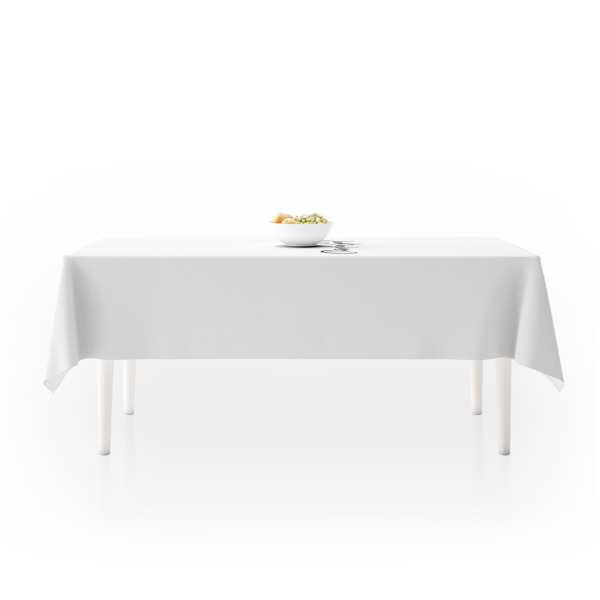 Custom Design - Tablecloths (58"x102") - LIFESTYLE (side view)