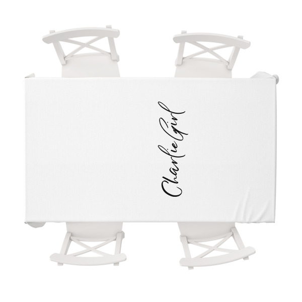 Custom Design Your Own Tablecloth - 58" x 102"
