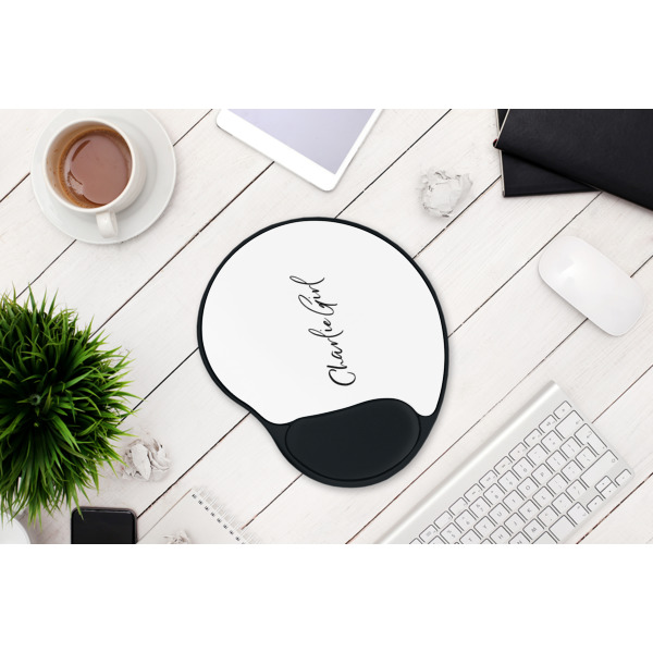 Custom Design - Mouse Pad with Wrist Rest - LIFESYTLE 1