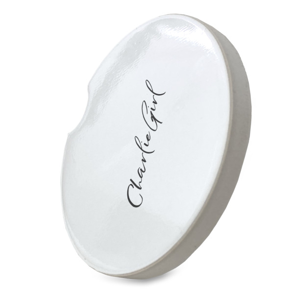 Custom Design - Sandstone Car Coaster - Standing Angle