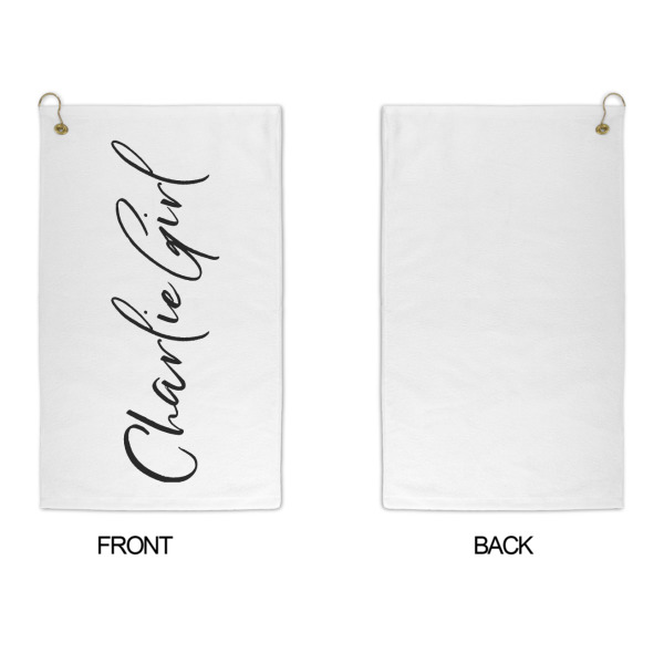 Custom Design - Microfiber Golf Towels - APPROVAL