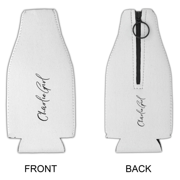 Custom Design - Zipper Bottle Cooler - APPROVAL