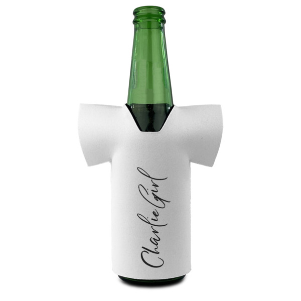 Custom Design - Jersey Bottle Cooler - Set of 4 - FRONT (on bottle)