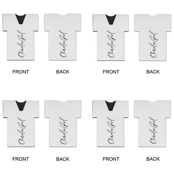 Custom Design - Jersey Bottle Cooler - Set of 4 - APPROVAL