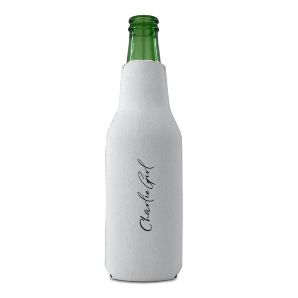 Custom Design - Zipper Bottle Cooler - FRONT (bottle)