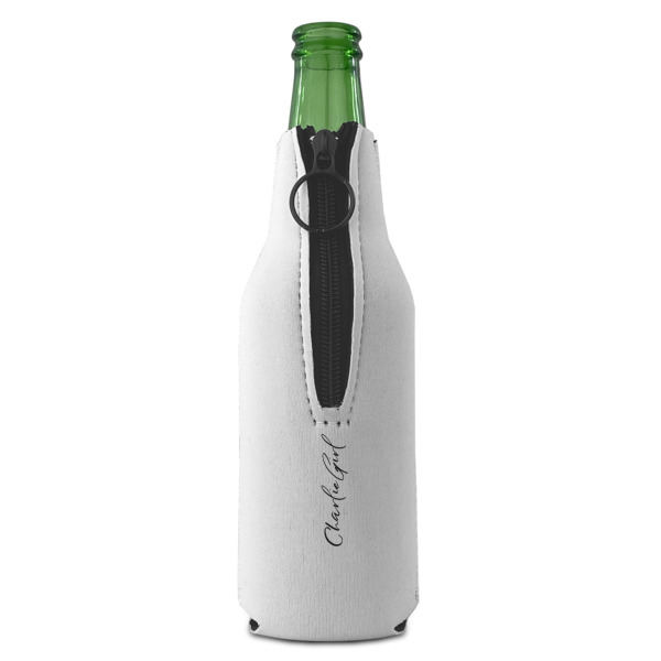 Custom Design - Zipper Bottle Cooler - BACK (bottle)