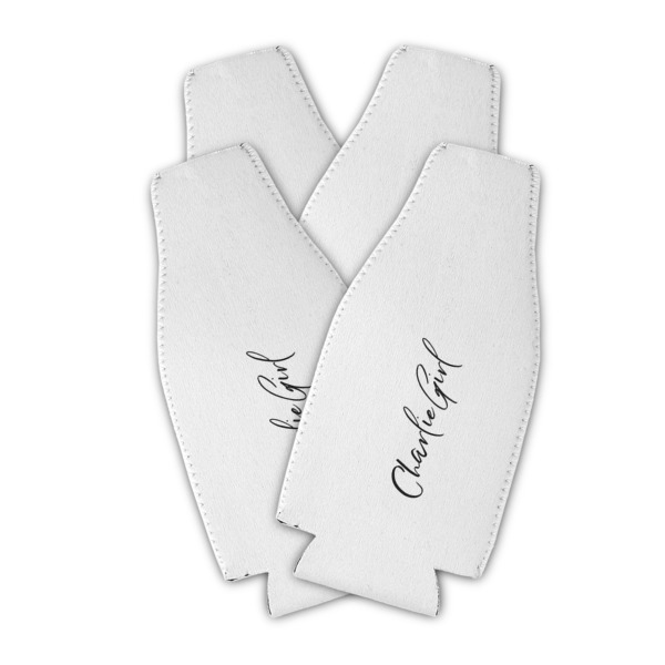 Custom Design - Zipper Bottle Cooler - Set of 4 - Main
