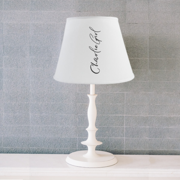 Custom Design - Poly Film Empire Lampshade - Lifestyle