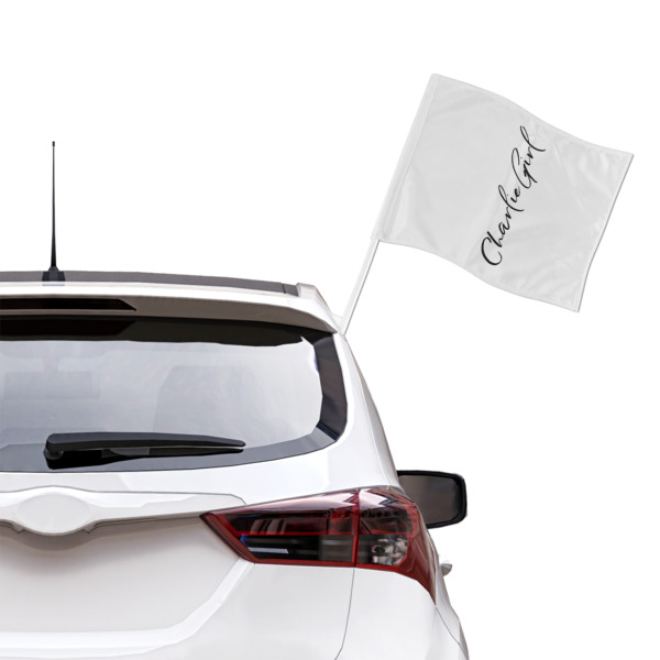 Custom Design - Car Flag - Large - LIFESTYLE