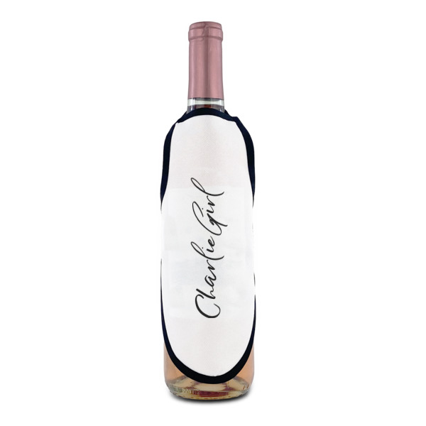 Custom Design - Wine Bottle Apron - IN CONTEXT