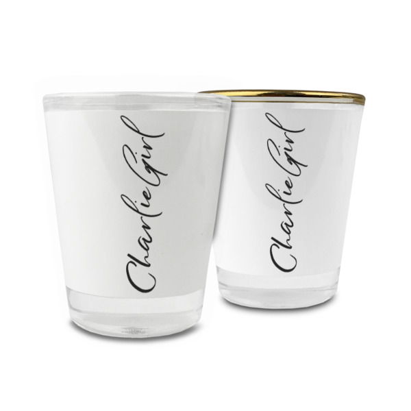 Custom Design Your Own Glass Shot Glass - 1.5 oz