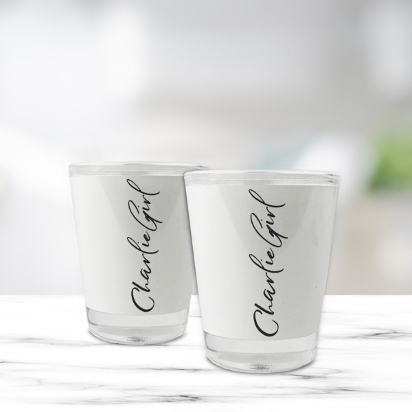 Custom Design - Glass Shot Glass - Standard - Lifestyle