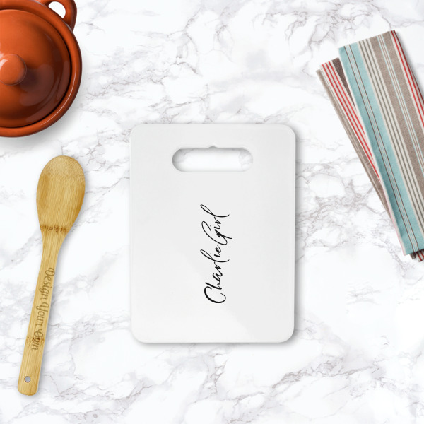 Custom Design - Rectangle Trivet with Handle - LIFESTYLE