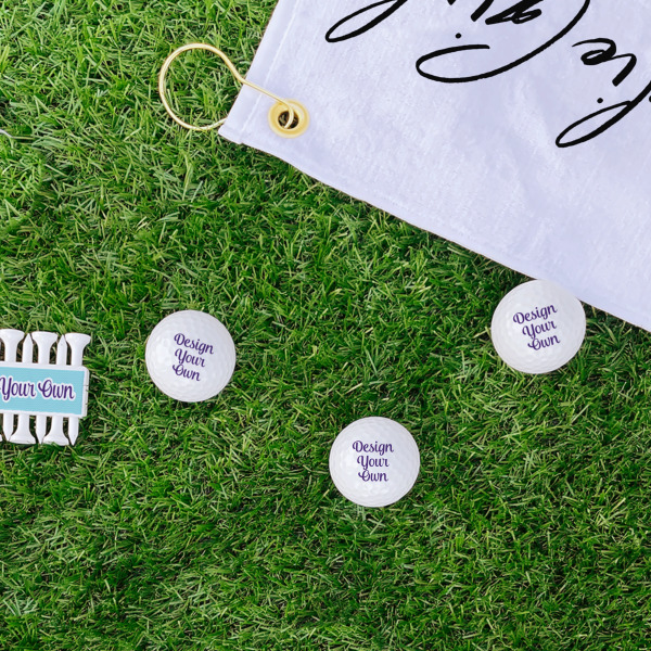 Custom Design - Golf Balls - Generic - Set of 3 - LIFESTYLE