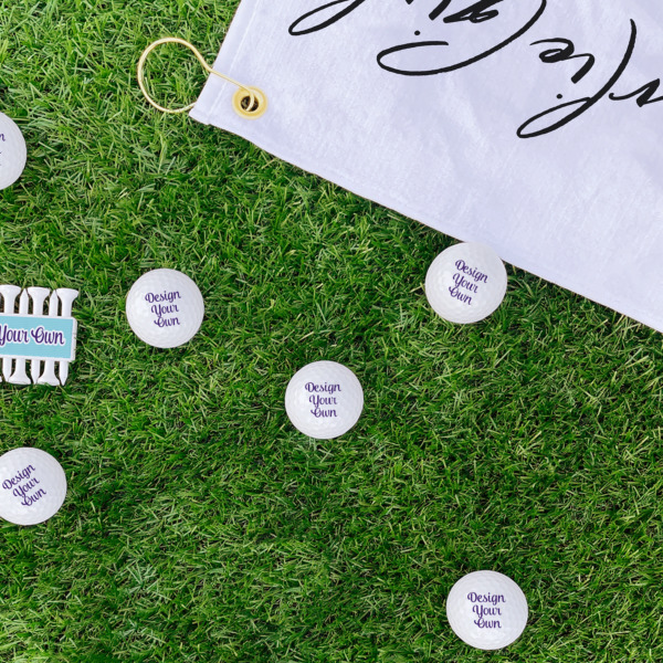 Custom Design - Golf Balls - Generic - Set of 12 - LIFESTYLE